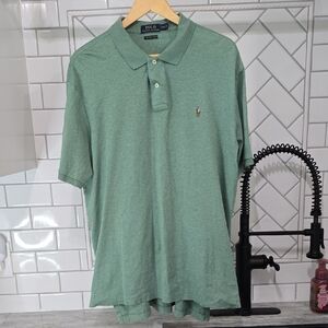 Polo Ralph Lauren Green Pima Soft Touch Polo Shirt Men’s XXL